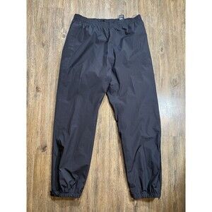 Vintage L.L. Bean Stowaway GORE-TEX Blk Windproof Pants 2468 Men's Medium Nylon